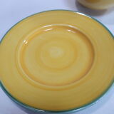Petit déjeuner Luneville jaune tasse et sous tasse