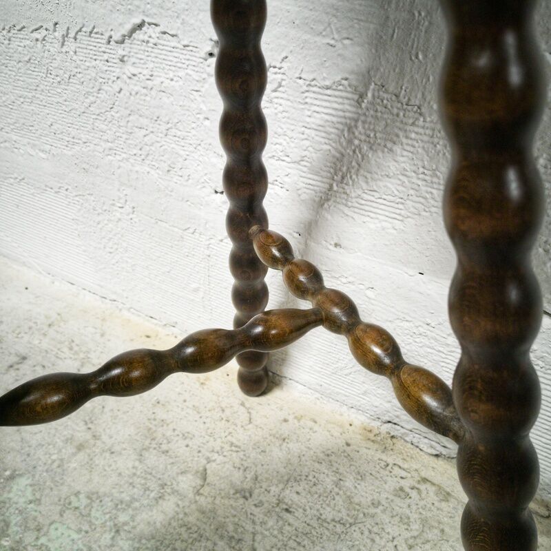 Large tripod wooden stool