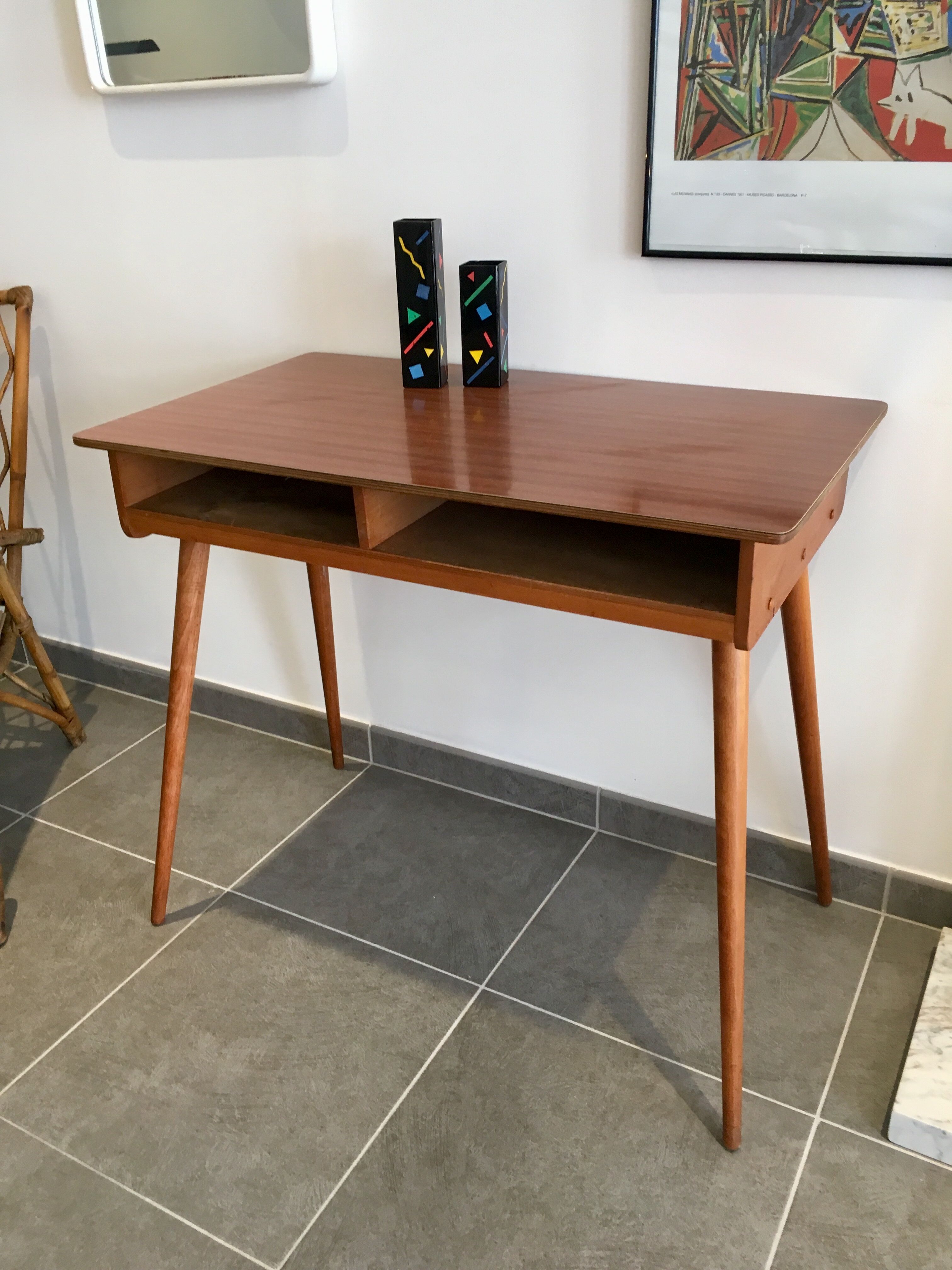 Vintage feet compass desk