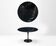 Original Knoll Tulip dining table (120cm) Nero Marquina glossy LIKE NEW!