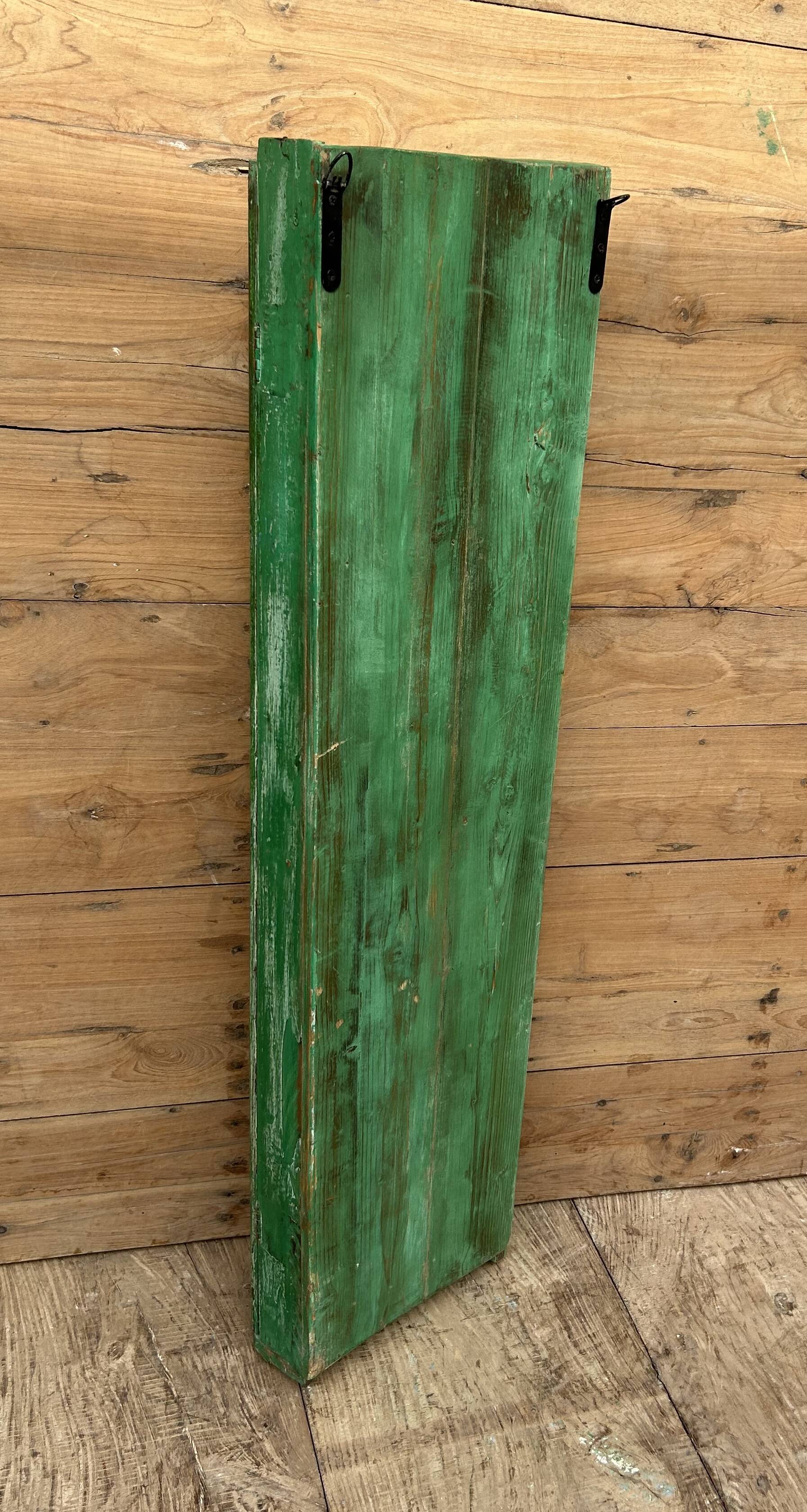 Wall display cabinet in Burmese teak with original patina.