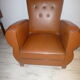 Skai vintage mustache club armchair 60's