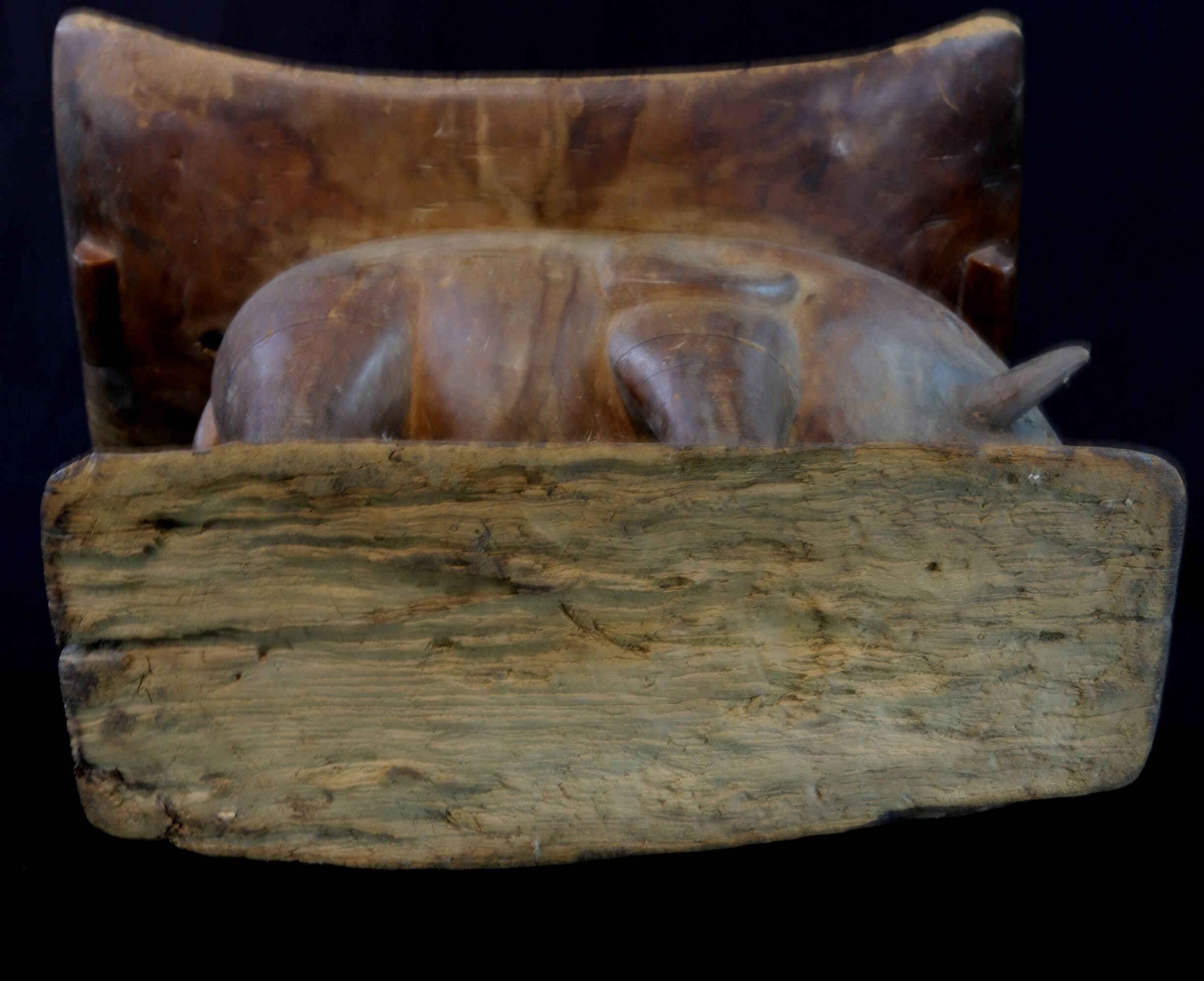 African Art - Old Akan Stool - Ivory Coast