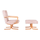 Set of Mid-Century Lounge Set in Oak, 1960s
