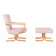 Set of Mid-Century Lounge Set in Oak, 1960s