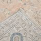 Tapis vintage floral rose blush et pêche 8x12, tapis pour salon.