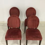 Dining room chairs art deco House Leleu 1940' France (set of 4)