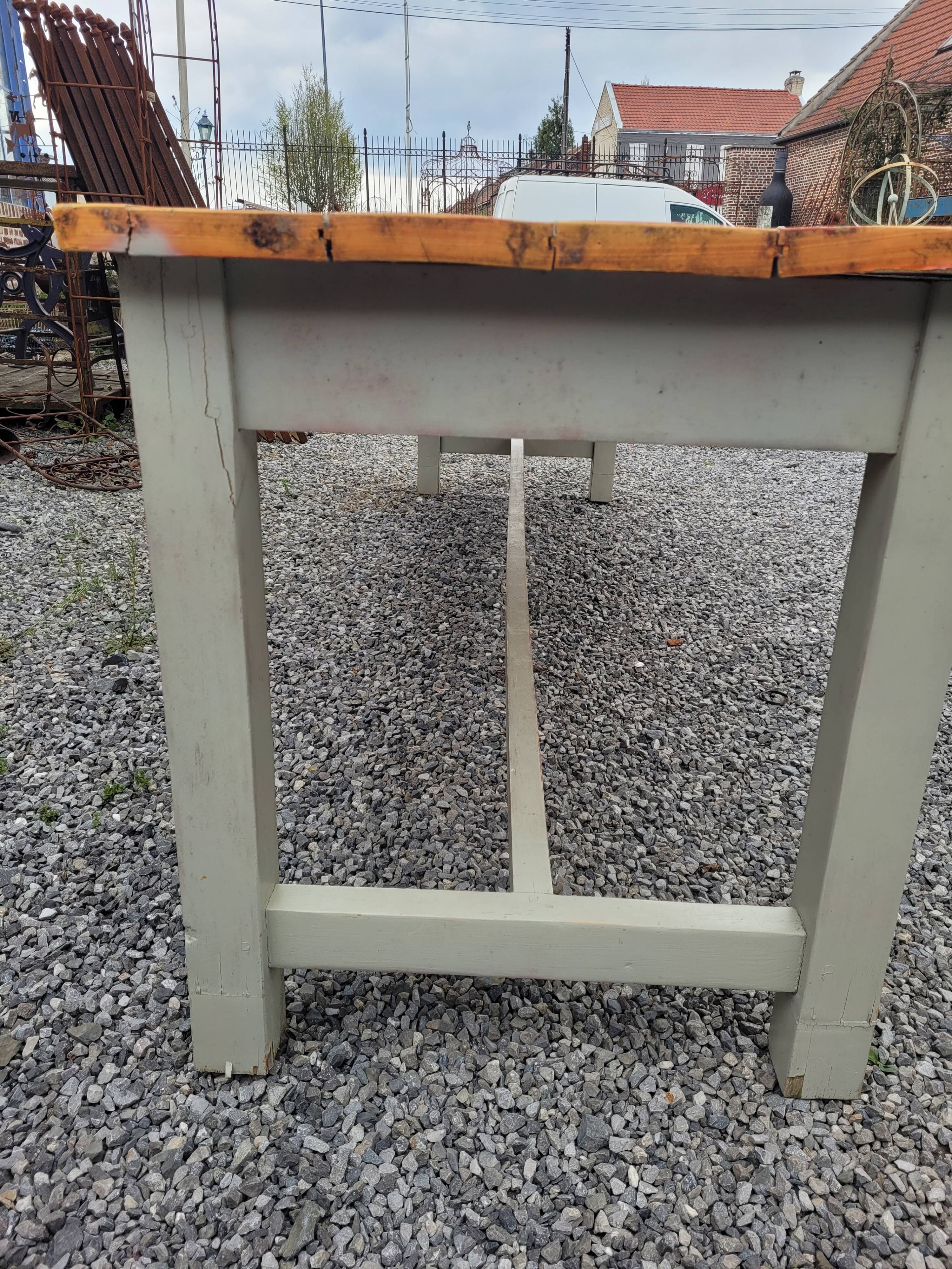 Farmhouse table 256cms long