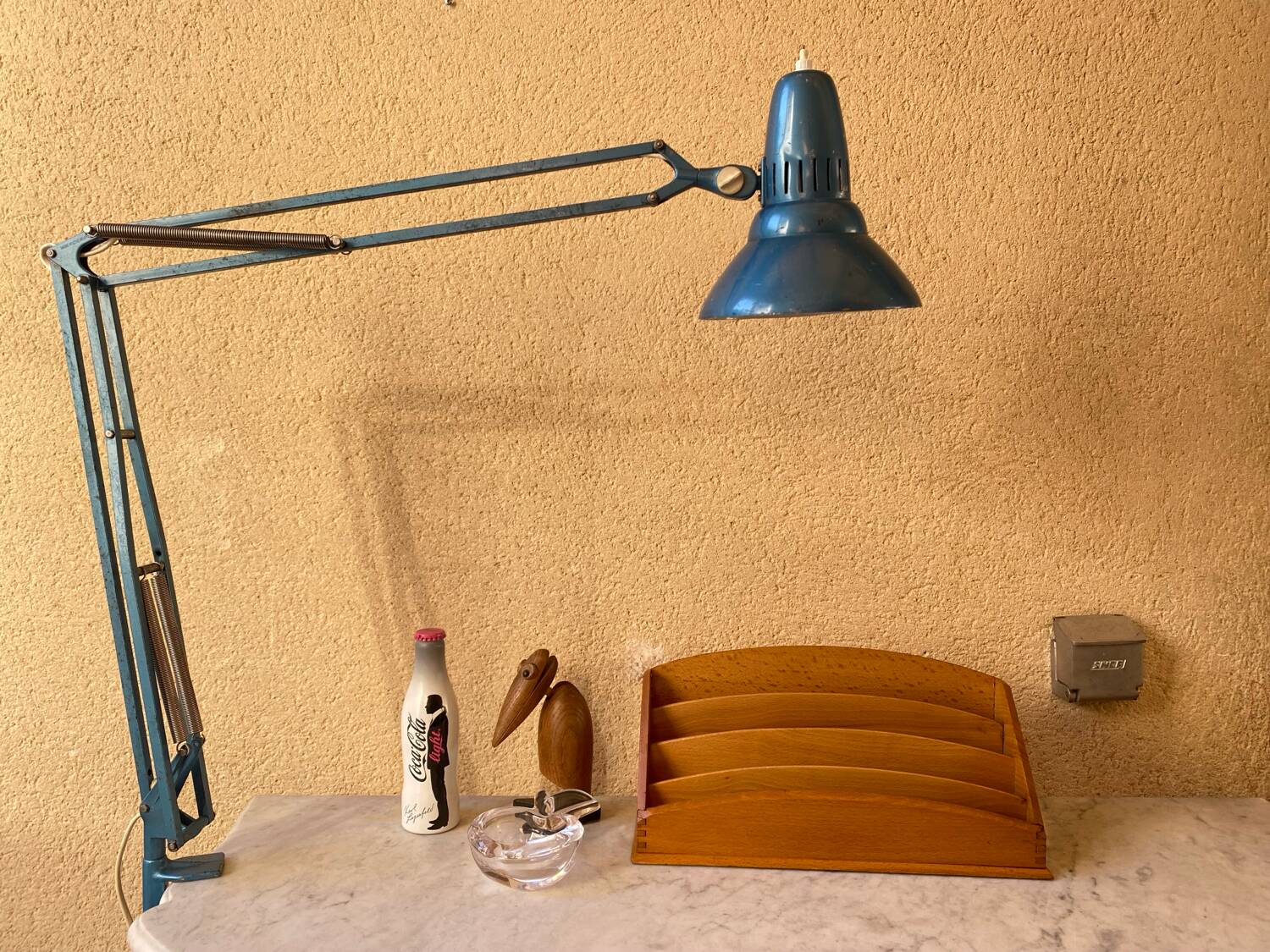 Febo 55 Scandinavian design architect desk lamp, vintage 70s