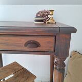 Solid wood desk / side table