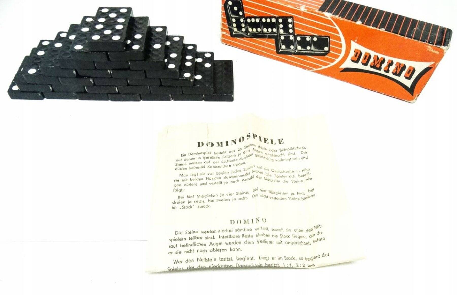 Postmodern domino game, Germany, 1970s, set of 28