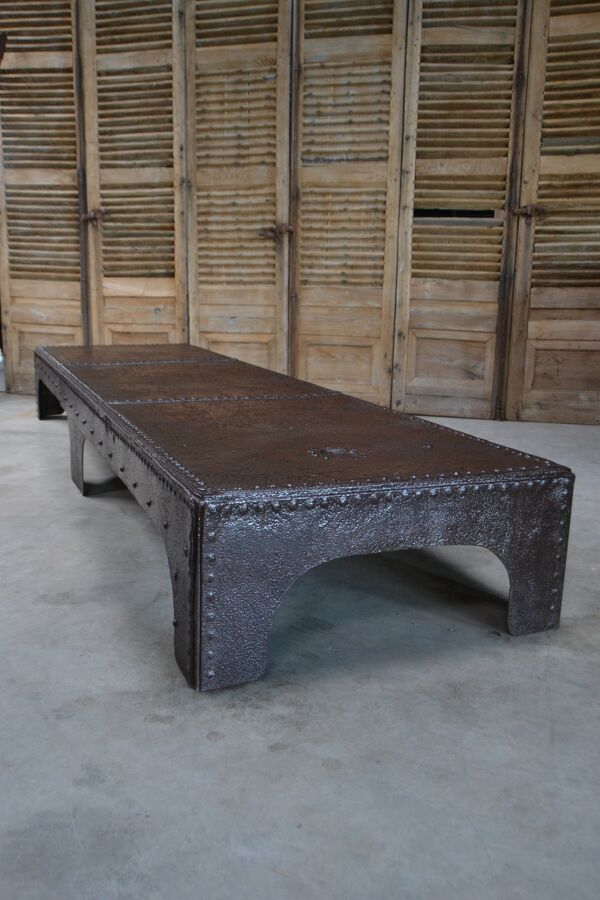 Table basse de type industrielle