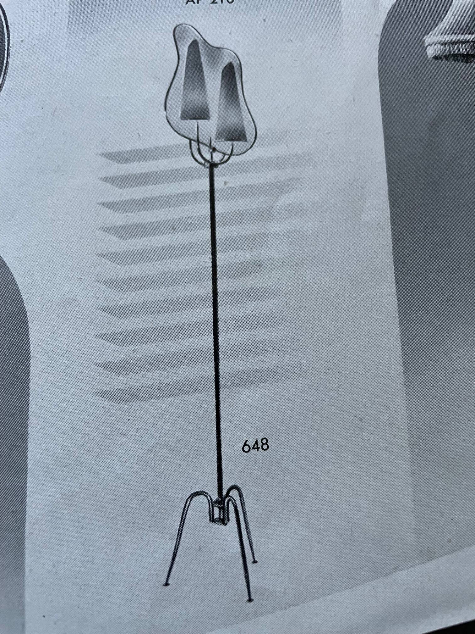 Vintage 1950s Lunel floor lamp