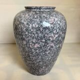 Large speckled ceramic vase from the 1980s.