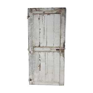 Porte en chêne peint