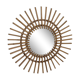 Rattan sun mirror, 55 cm