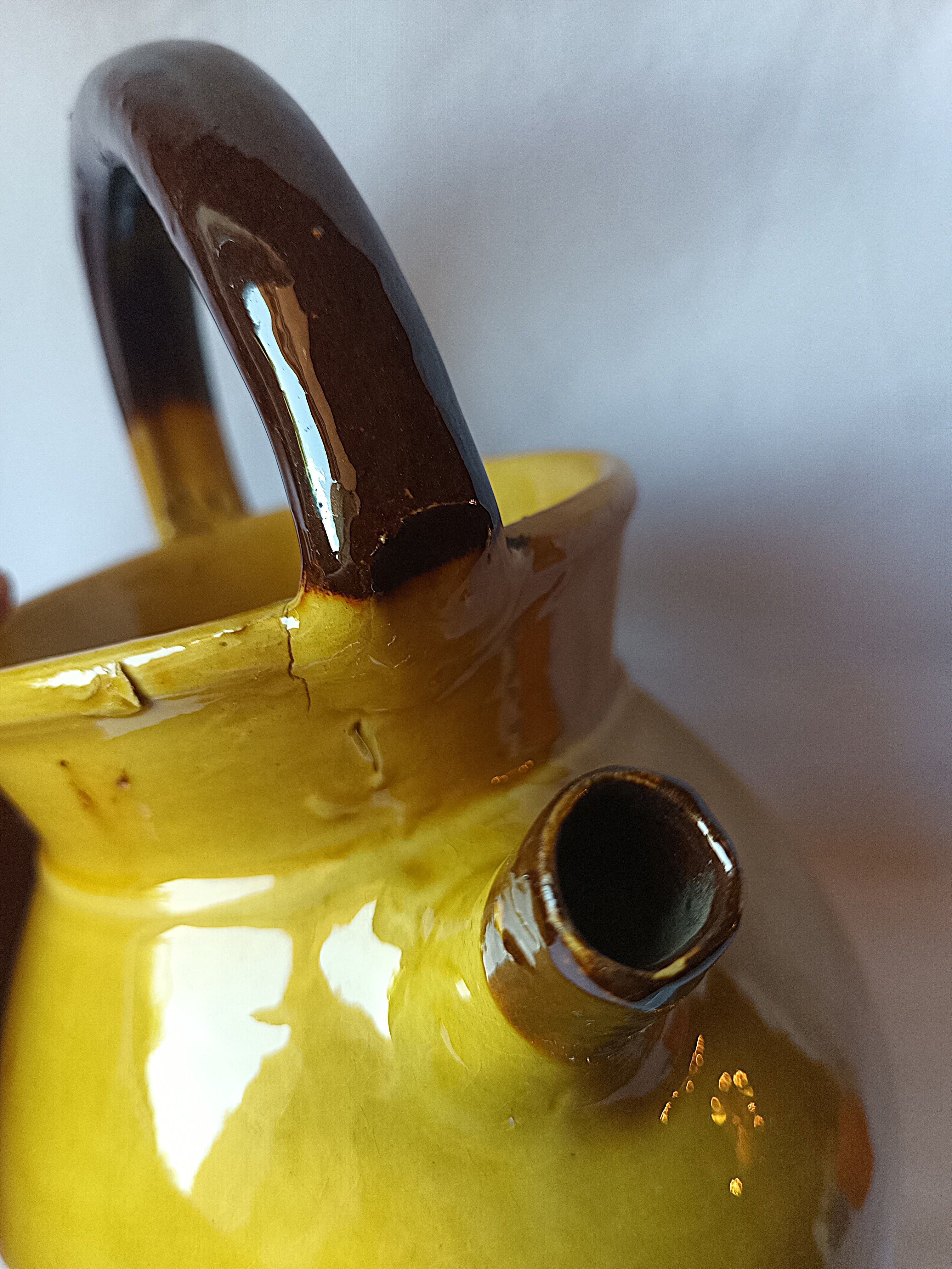 large jug chevrette Aegitna Vallauris vintage 1950 - 30 cm