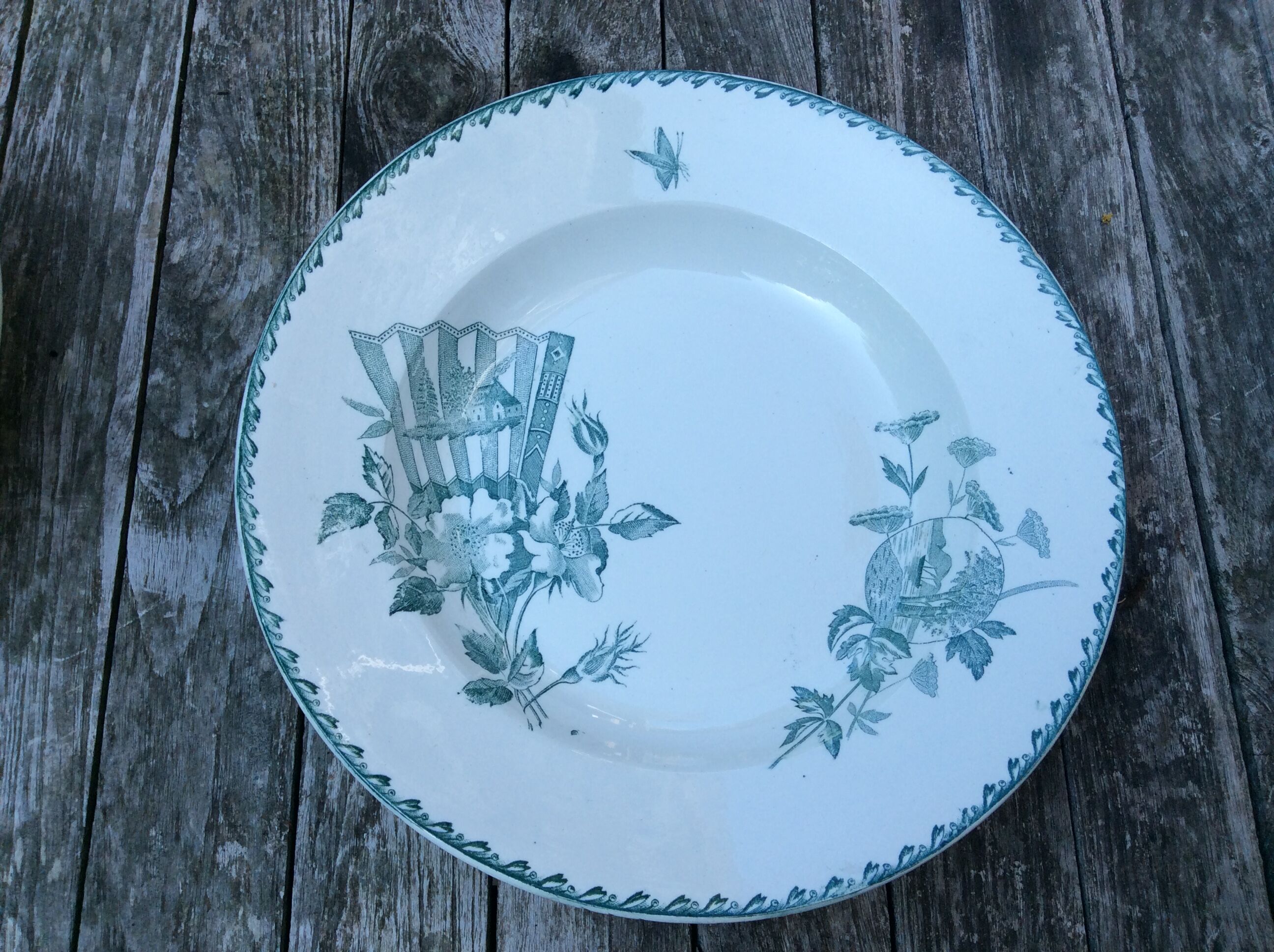 Series 6 tablespoons Plate Iron Earth