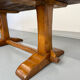 Monastery farmhouse table in thick solid oak, vintage 1960s.