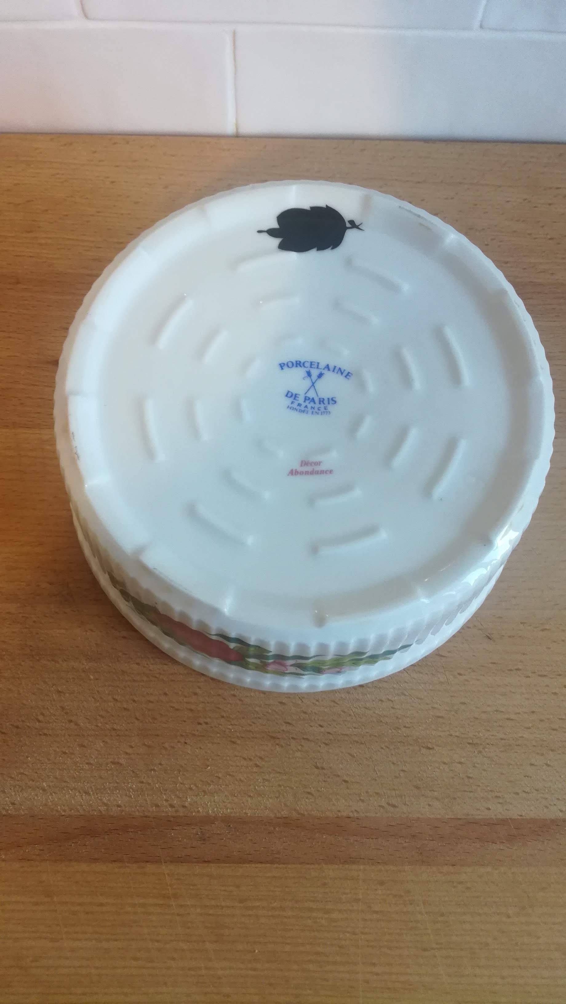 Procelaine soufflé mold - Décor Abondance