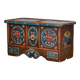 Folk art wedding chest, dated 1718