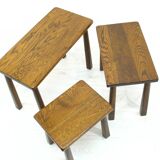 Oak Nesting Tables.