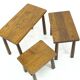 Oak Nesting Tables.