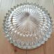 WMF presentation bowl in crystal, silver rim.
