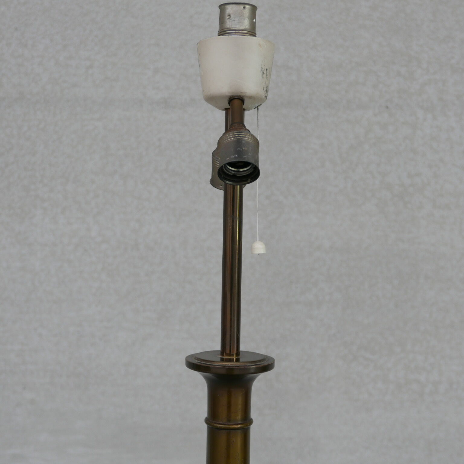 French Mid-Century Brass Floor Lamp