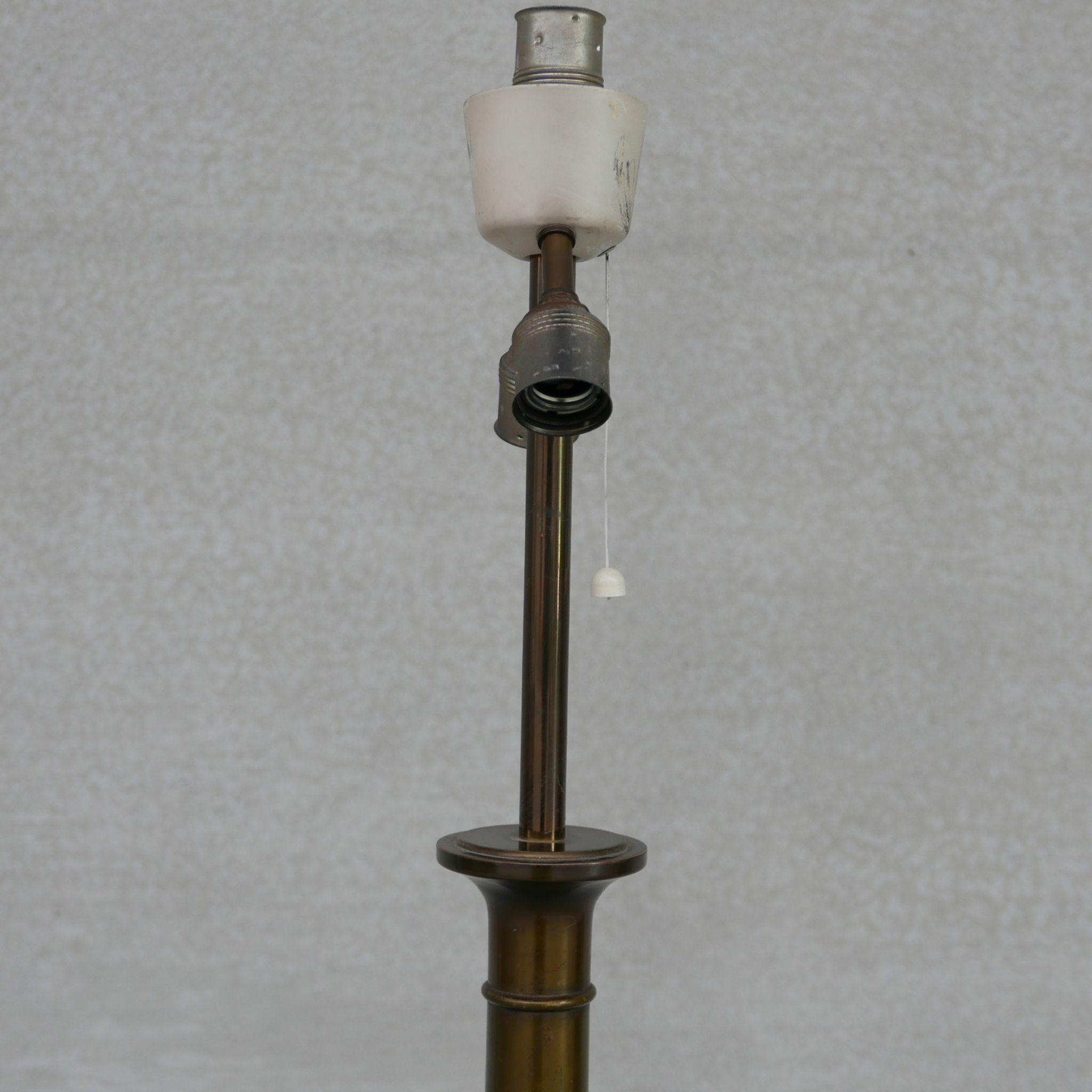 French Mid-Century Brass Floor Lamp