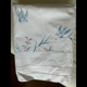 Embroidered children's sheet 112 X 78 cm