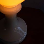 Vintage Czechoslovak Bishop Glass Lamp by Ivan Jakeš, 1970s