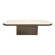 Italian travertine coffee table, mid-20th century 1970