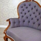 Rococo Revival Walnut Sofa, 1860