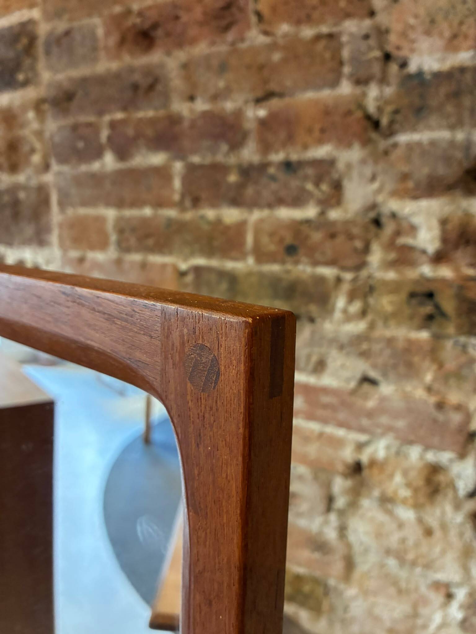 Scandinavian teak mirror by Aksel Kjersgaard, Denmark 1960