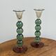 Pair of Murano candlesticks