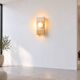 Ceramic zellige wall light