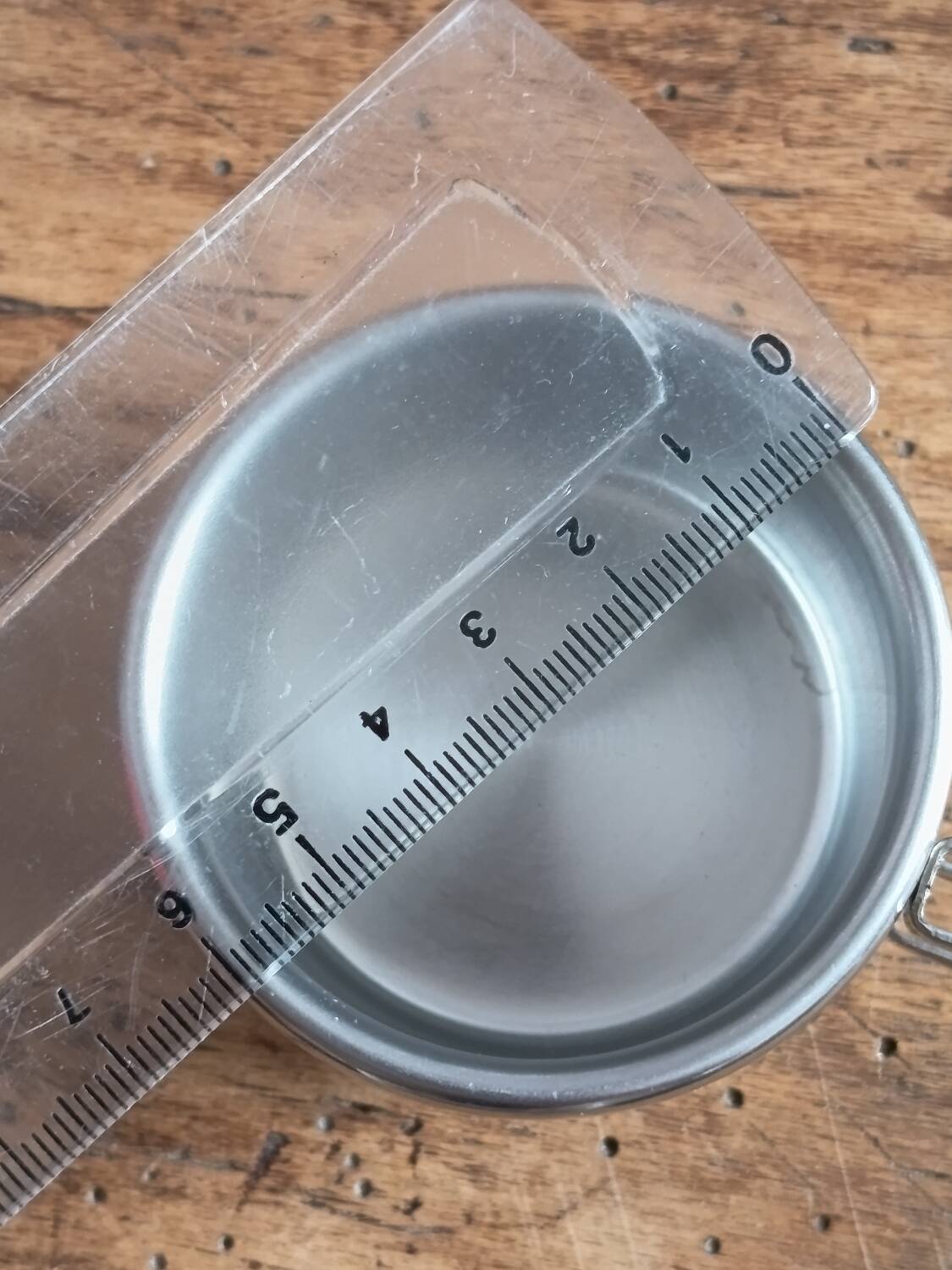 Set of 6 Casalinghi stainless steel cups and saucers, vintage Italian design