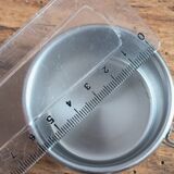 Set of 6 Casalinghi stainless steel cups and saucers, vintage Italian design