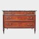 18th C. Mahogany Chest Of Drawers - Marble Top