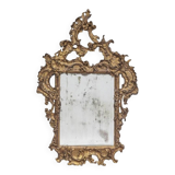 Antique Large Wall Mirror, Italy Late 19th Century