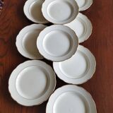 10 Gien “Monaco” flat plates