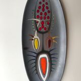 Decorative ceramic dish unique vintage Years 70