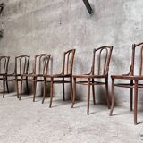Set of 6 vintage bistro chairs