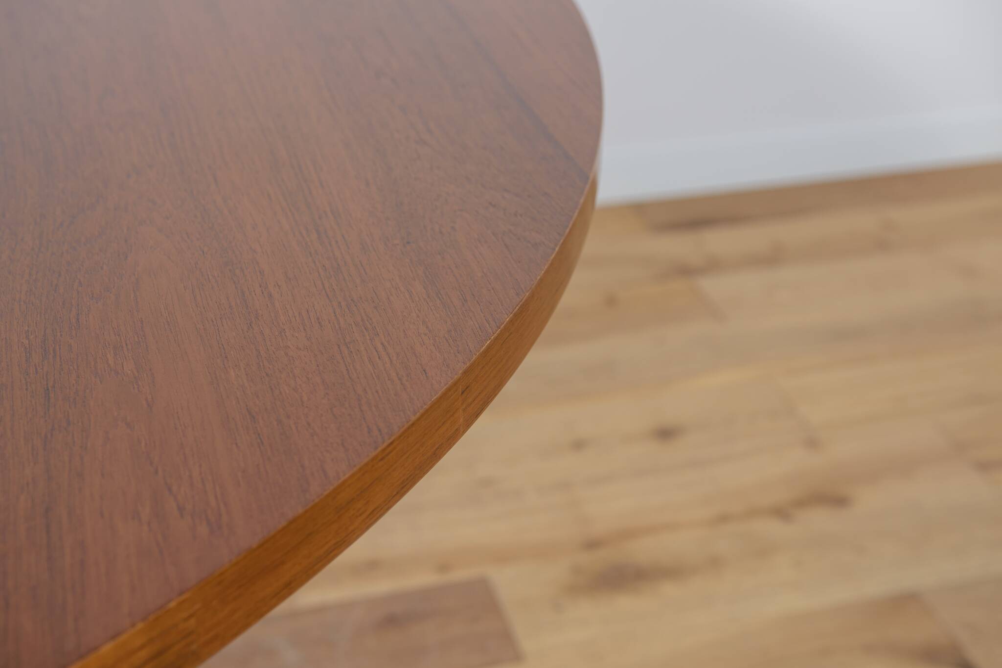 Mid-Century Teak Round Dining Table, 1970s