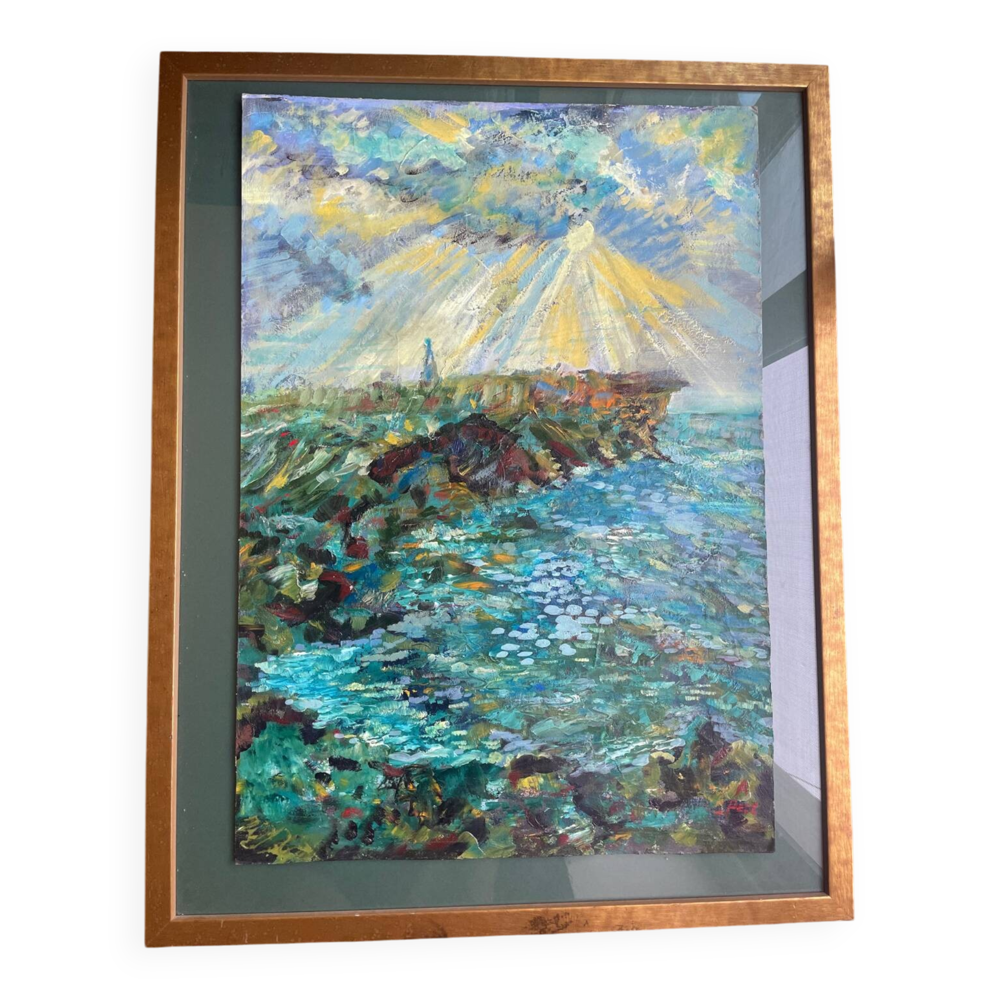 Paintings from 1950-60 oil on canvas