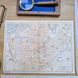 Nîmes, Gard, original plan printed in 1906.