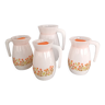Set of Arcopal Shell jugs