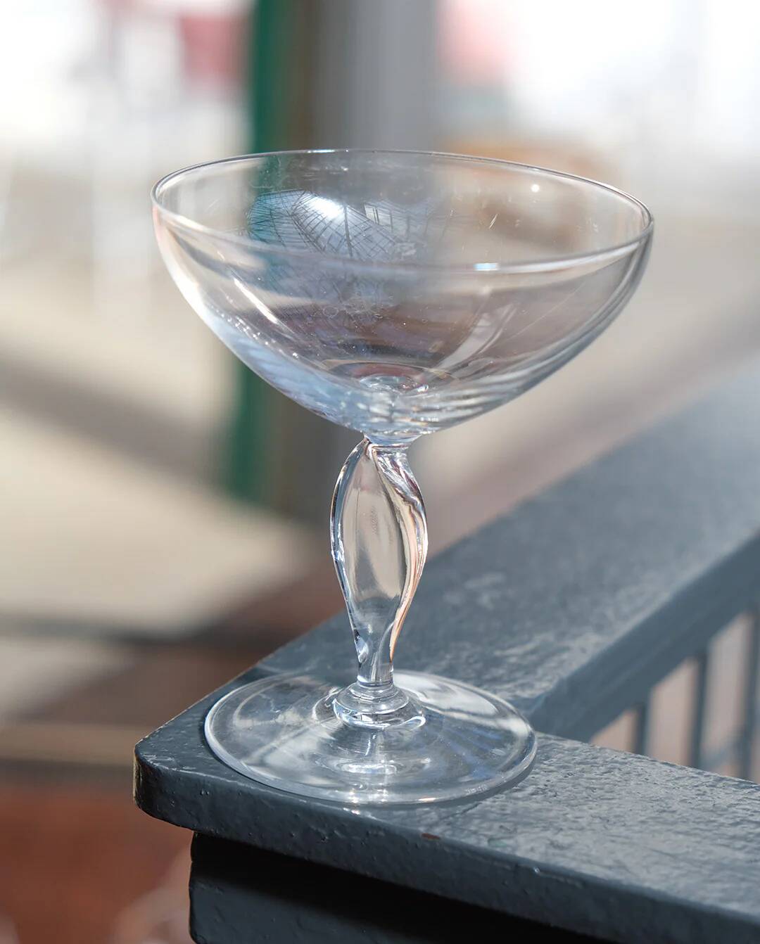 Crystal champagne coupes x5