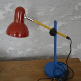 Multicolored articulated metal lamp